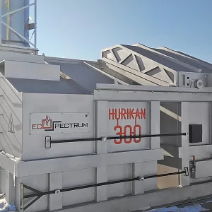 Крематор для пищевых производств HURIKAN 300