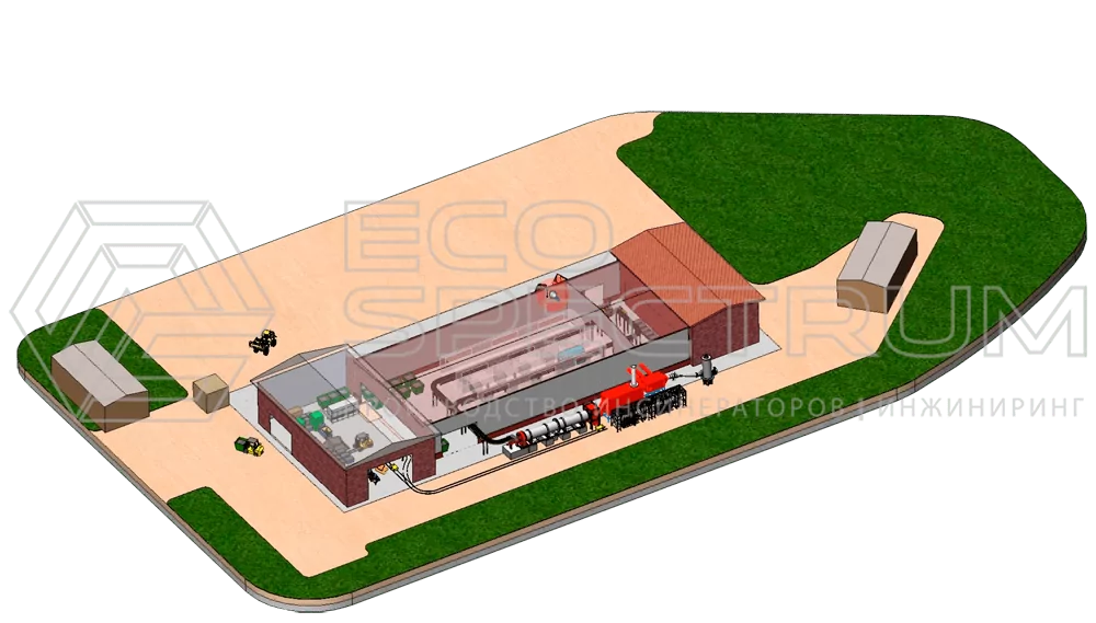 Комплекс термической утилизации отходов, разработанный профессионалами производственно-инжиниринговой компании Эко-Спектрум