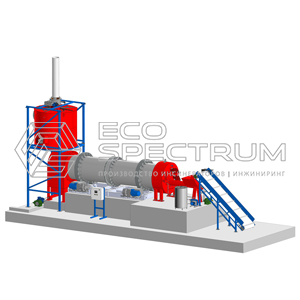 HURIKAN 400 R - роторный инсинератор производства компании Эко-Спектрум